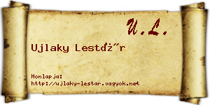 Ujlaky Lestár névjegykártya